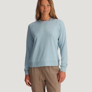 Freefly Bamboo crewneck Fleece pullover size Large performance sweatshirt